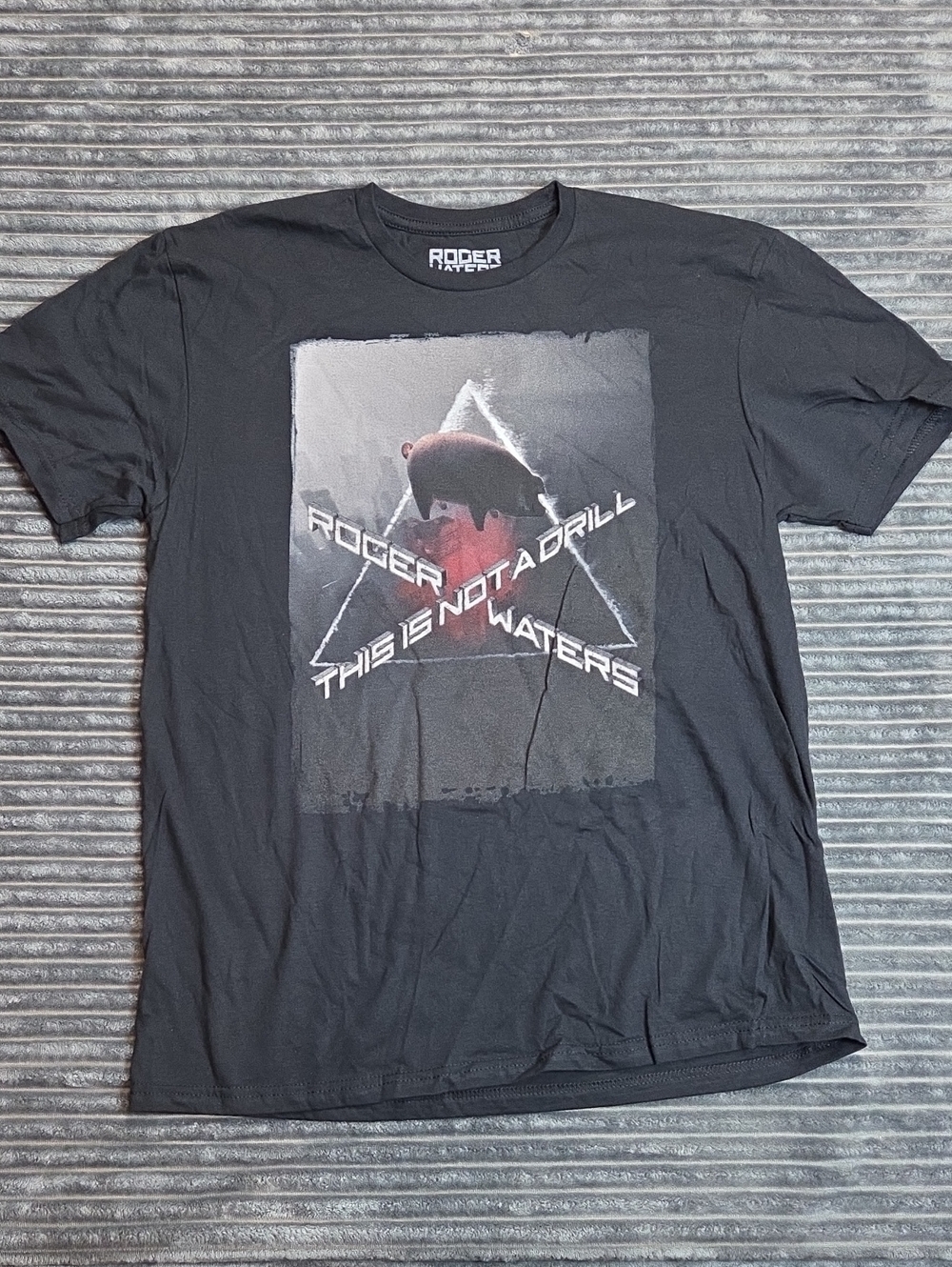 Black Graphic Tee - "This Is Not A Drill"
